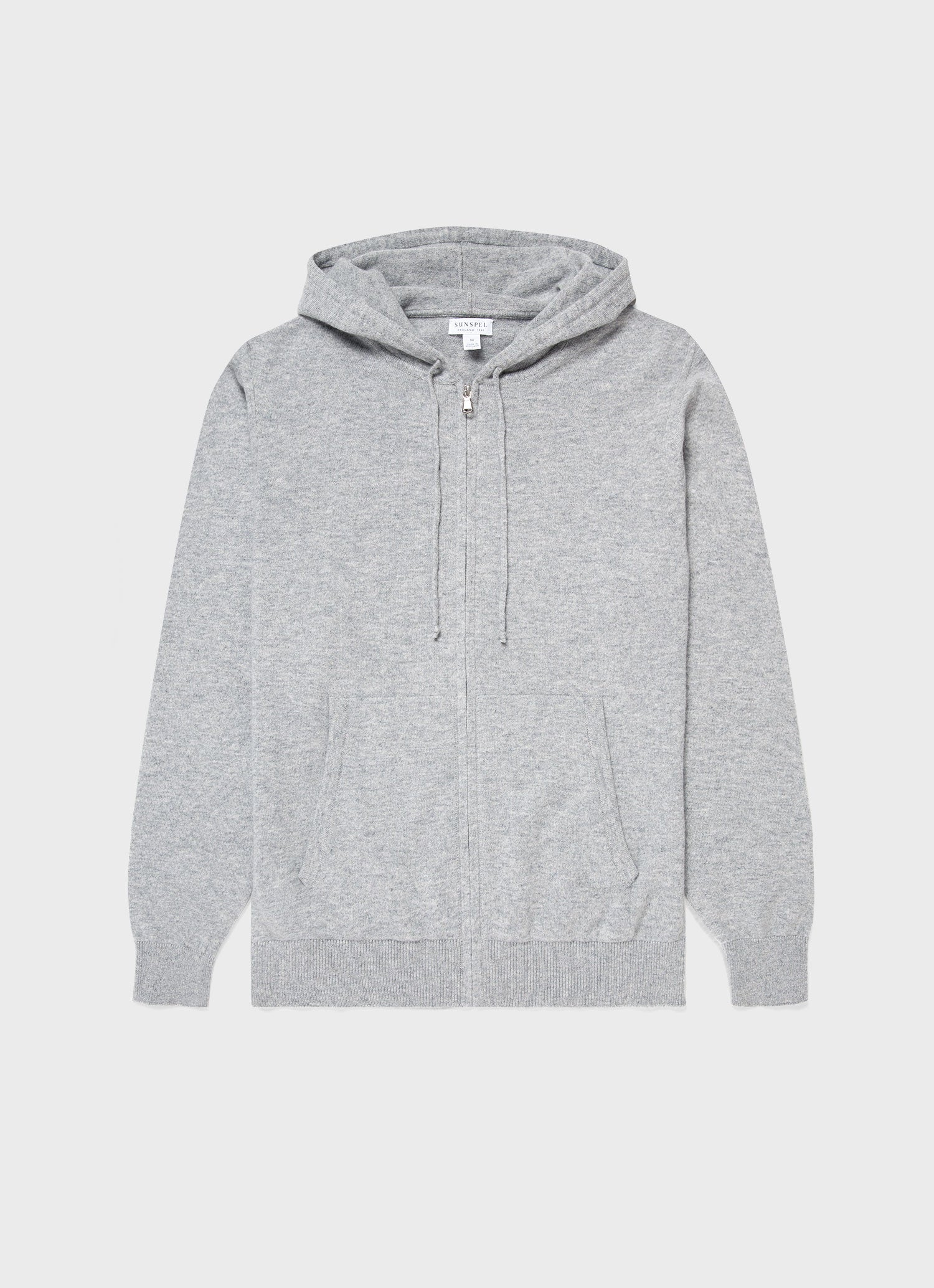 Mens grey hoodie zip on sale