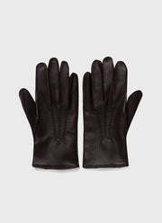 Men's Deerskin Glove in Brown