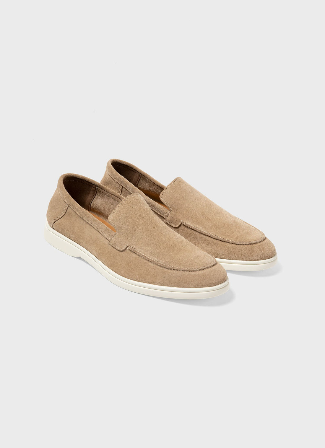 Men's Suede Loafer in Sand