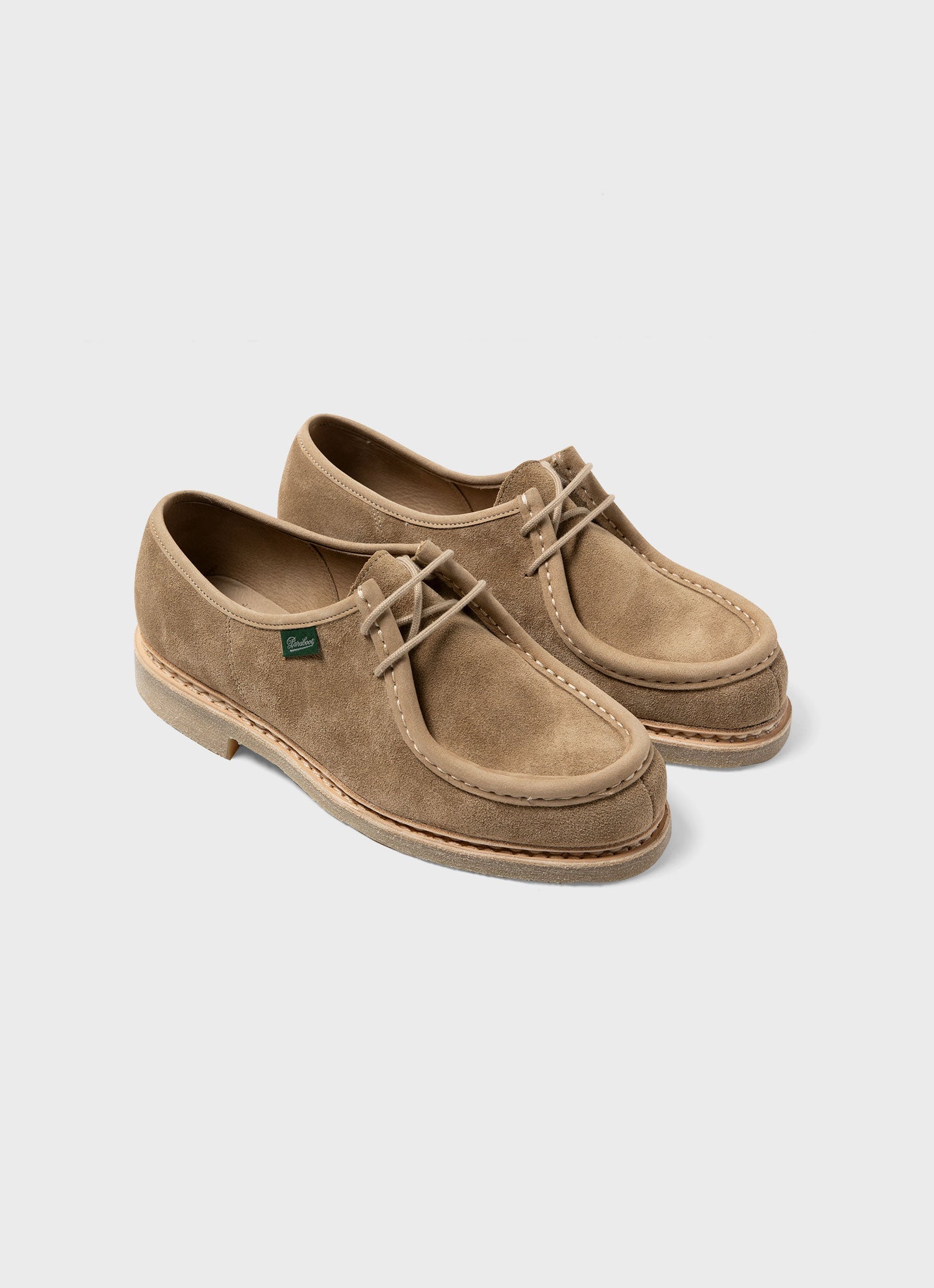 Paraboot x Sunspel Suede Michael Shoe in Dark Sand