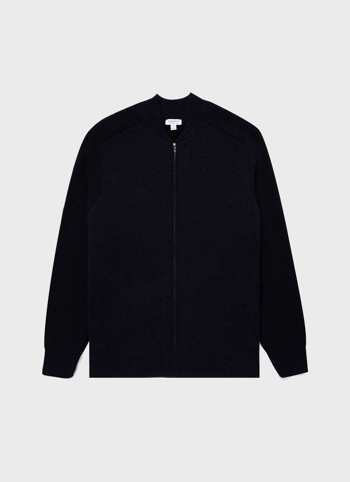 Men's Double Faced Bomber Jacket in Navy