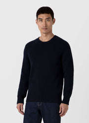 Men's Roxburgh Cashmere Jumper in Navy