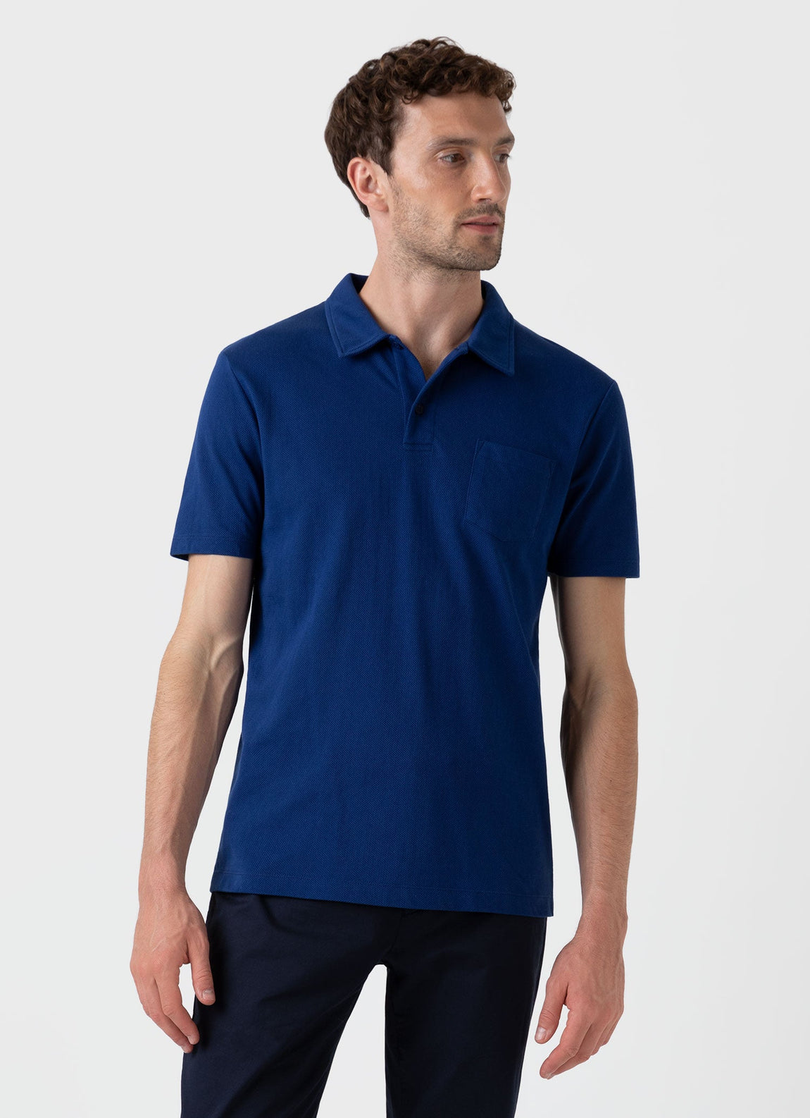 Men's Riviera Polo Shirt in Space Blue