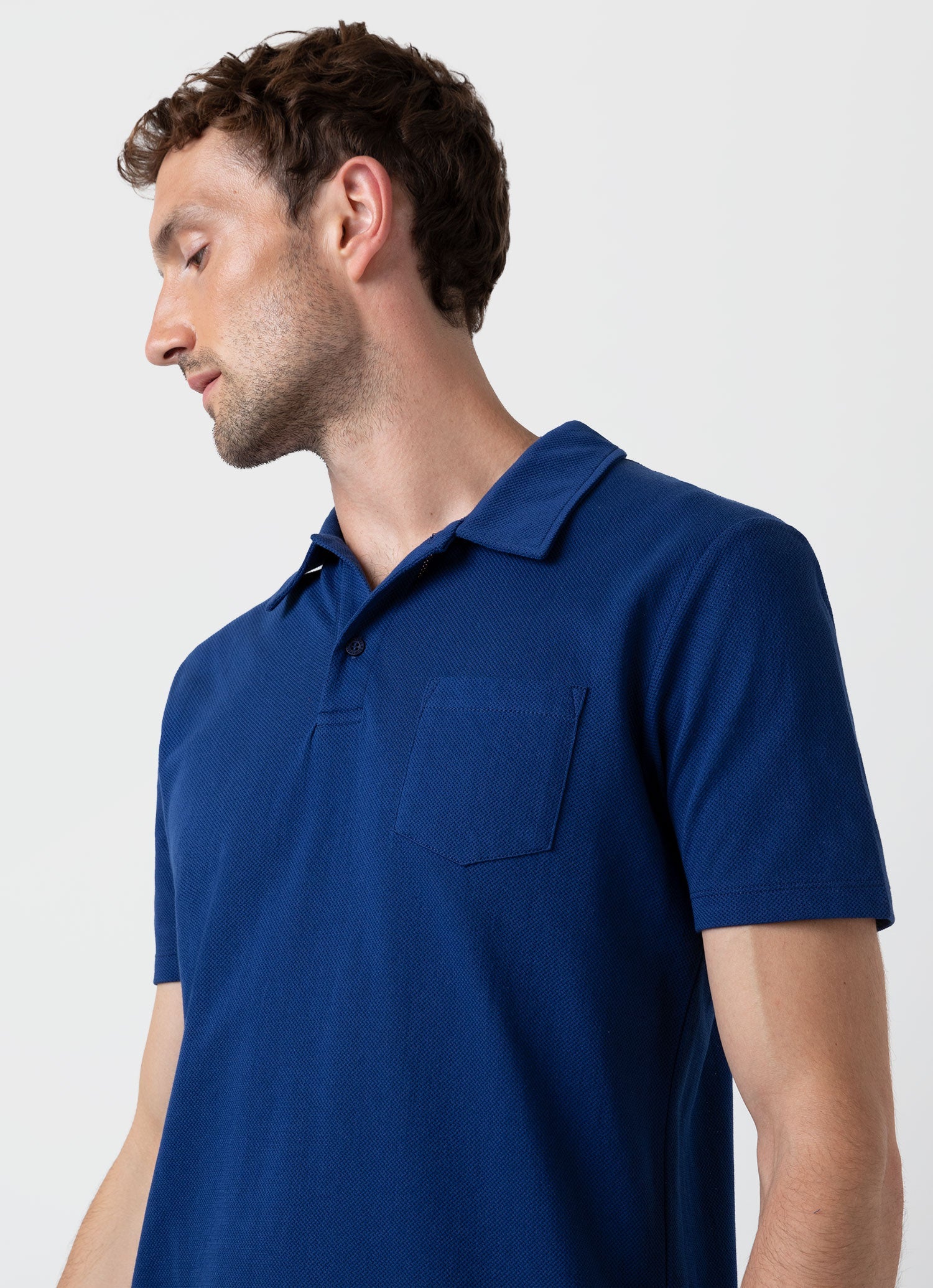 Men's Riviera Polo Shirt in Space Blue