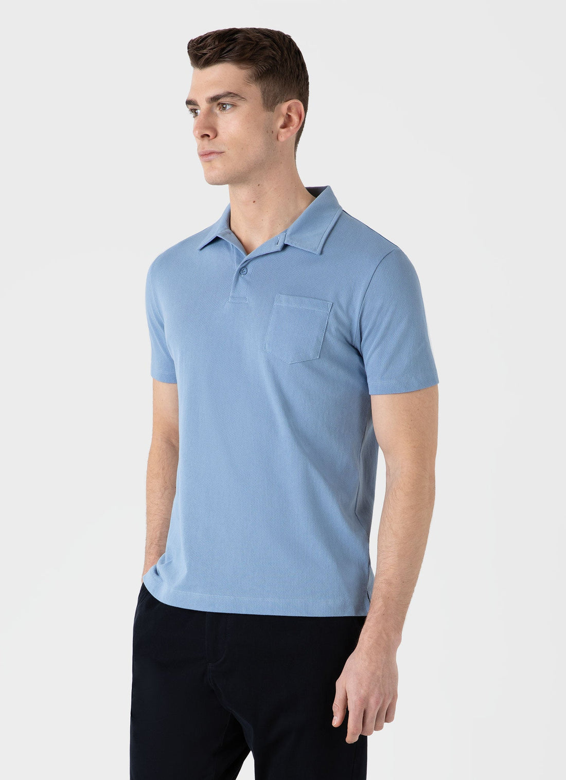 Men's Riviera Polo Shirt in Cornflower