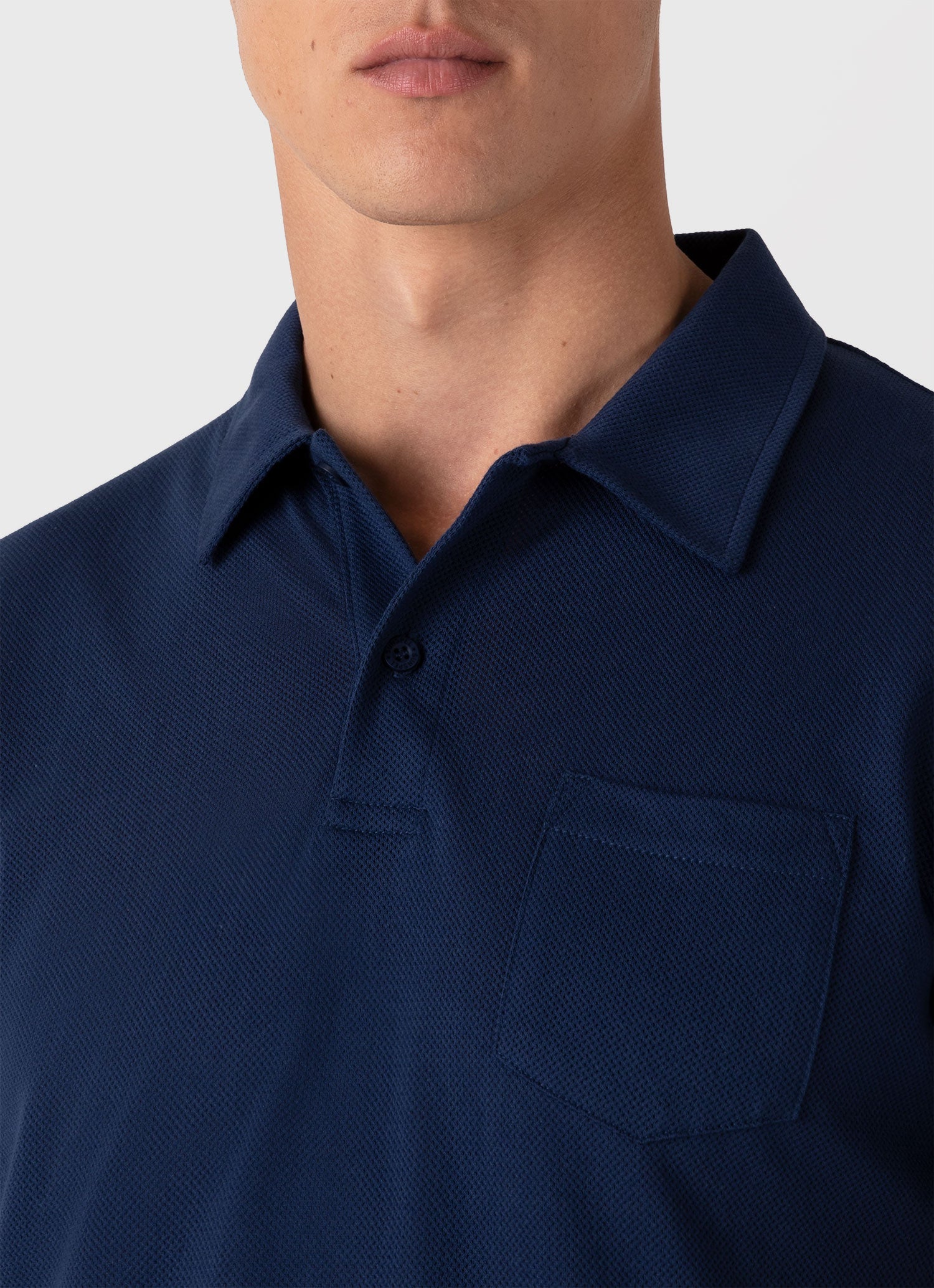 Men's Riviera Polo Shirt in Ink Blue