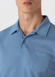 Men's Riviera Polo Shirt in Como Blue