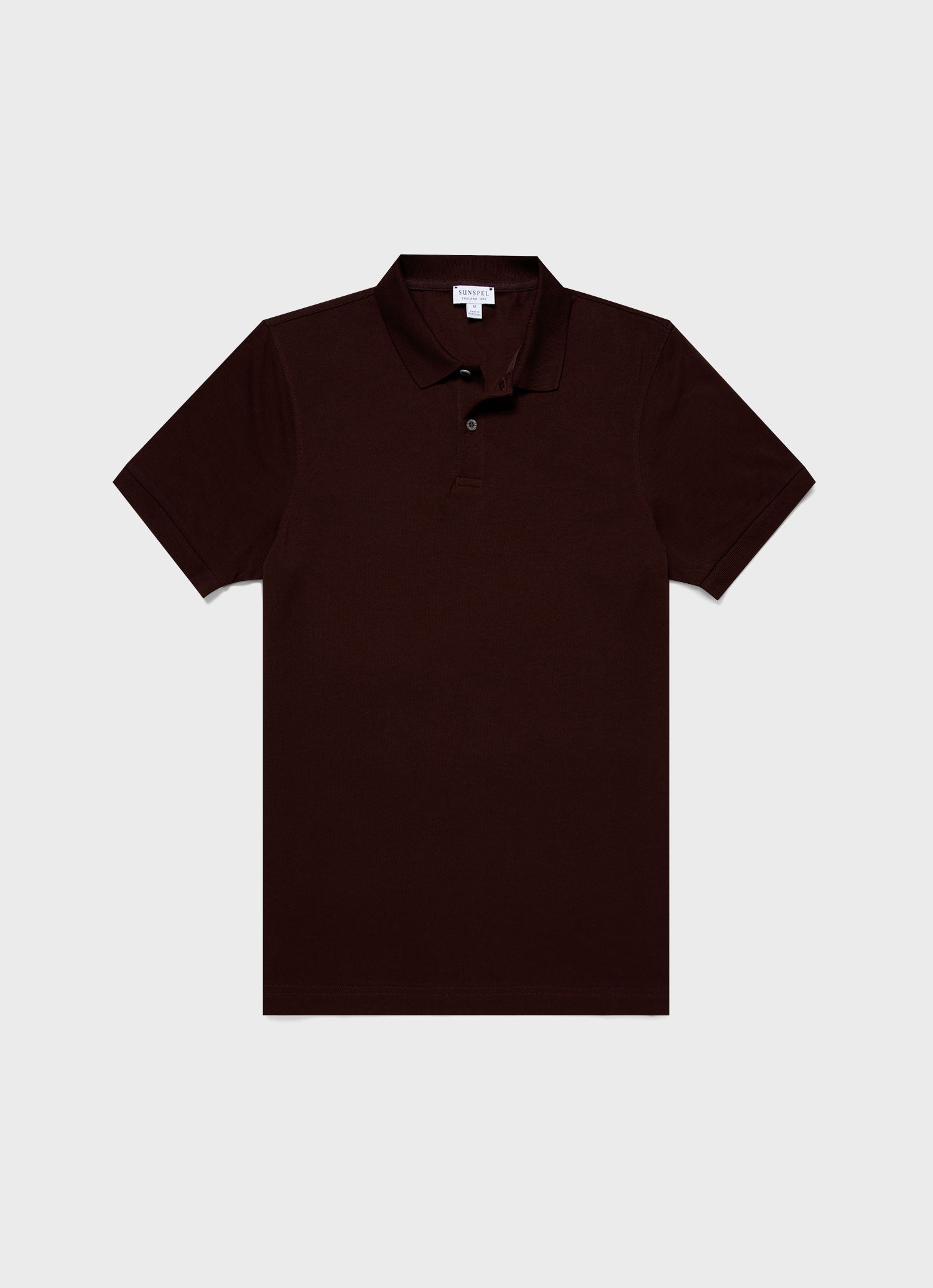 Mens brown polo shirt online