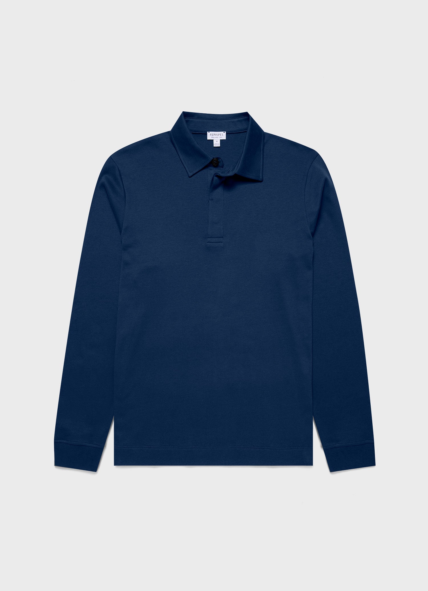 Men's Heavyweight Rugby Polo Shirt in Naval Blue