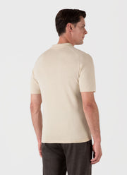 Men's Sea Island Cotton Polo Shirt in Undyed