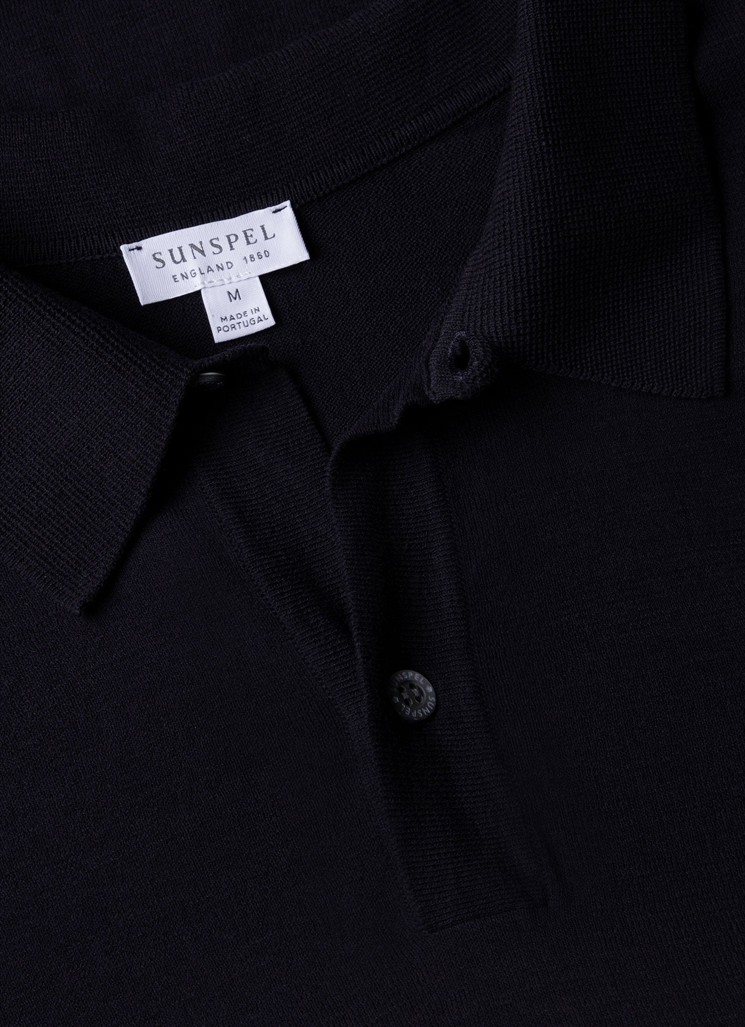 Men's Ice Cotton Polo Shirt in Midnight Navy