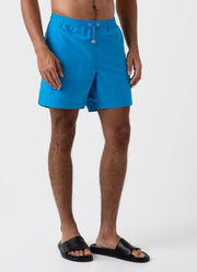 Men's Drawstring Swim Shorts in Turquoise