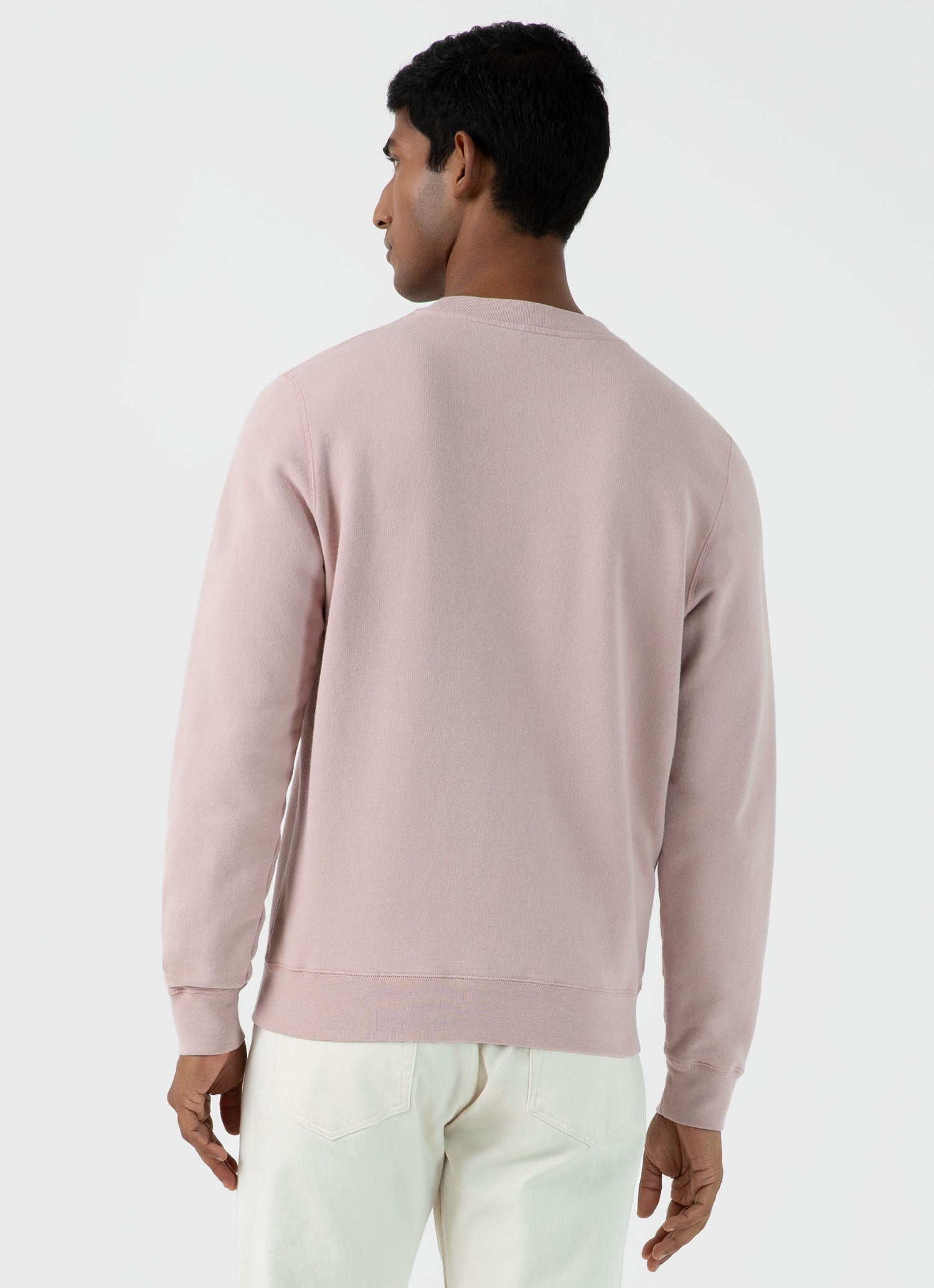 Men's Loopback Sweatshirt in Pale Pink