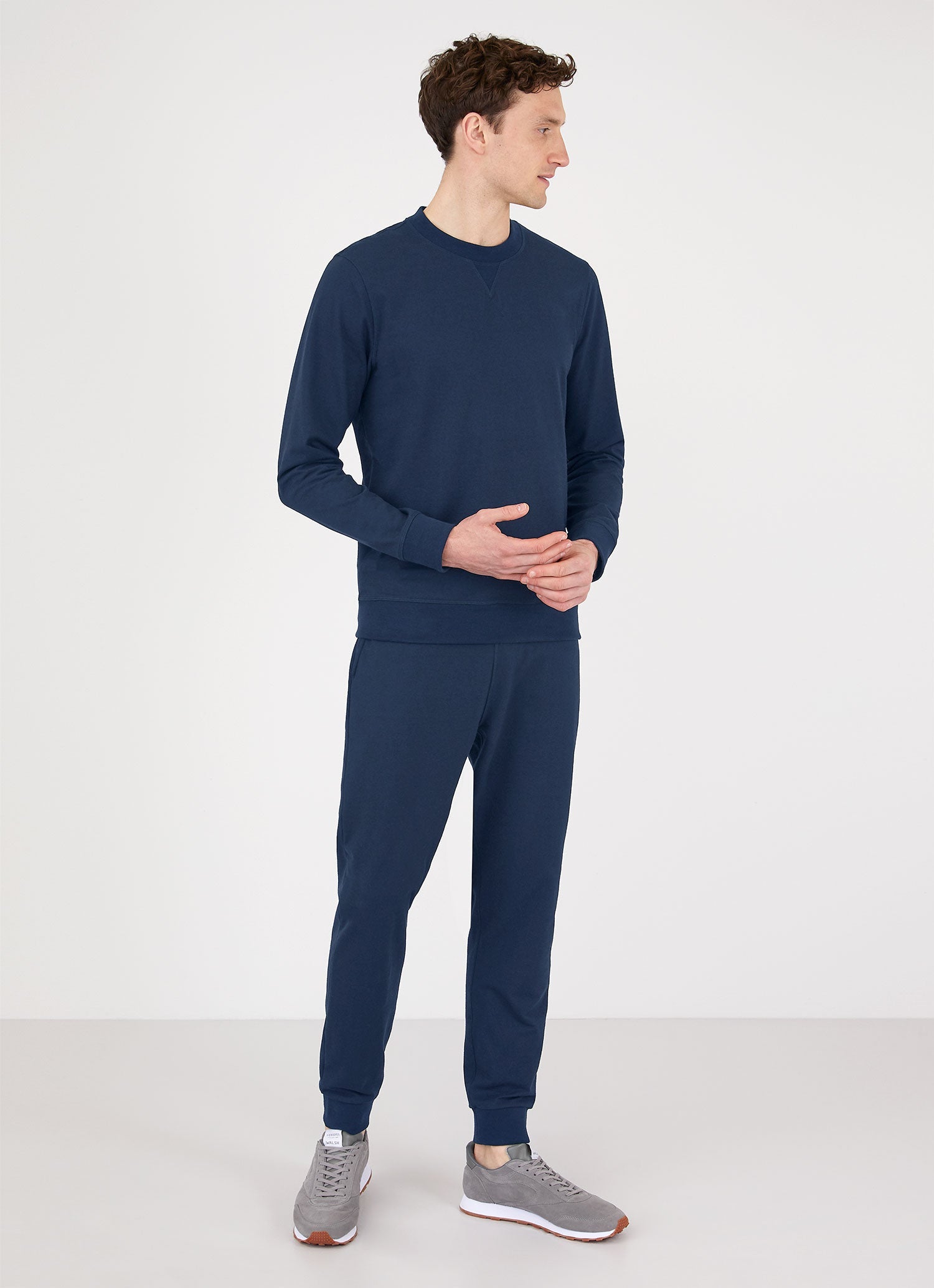 Men's DriRelease Active Sweatshirt in Marine Blue