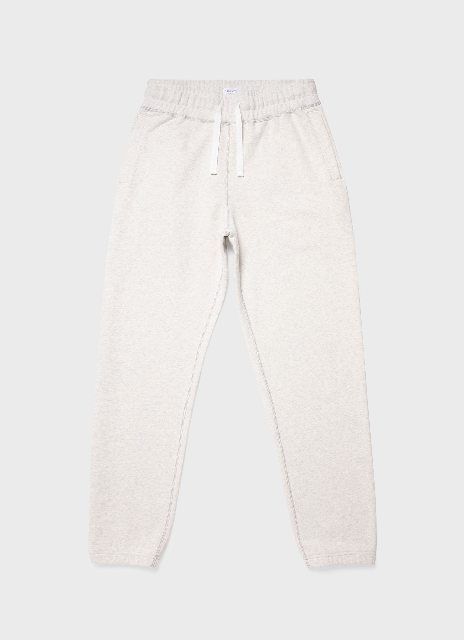 Men's Fleeceback Sweatpants in Archive White Melange