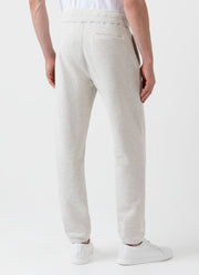 Men's Fleeceback Sweatpants in Archive White Melange