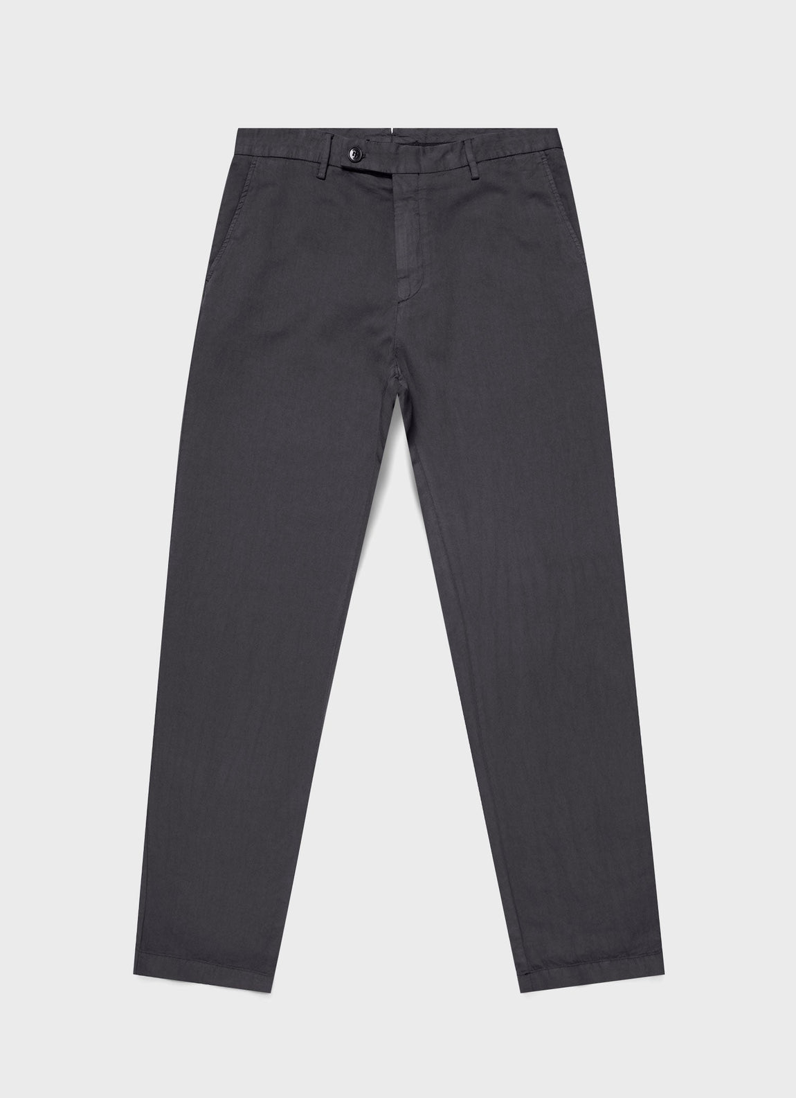 Men's Cotton Linen Trouser in Charcoal