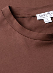 Men's Riviera Midweight T-shirt in Cocoa Brown