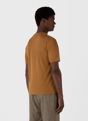 Men's Riviera Midweight T-shirt in Golden Brown