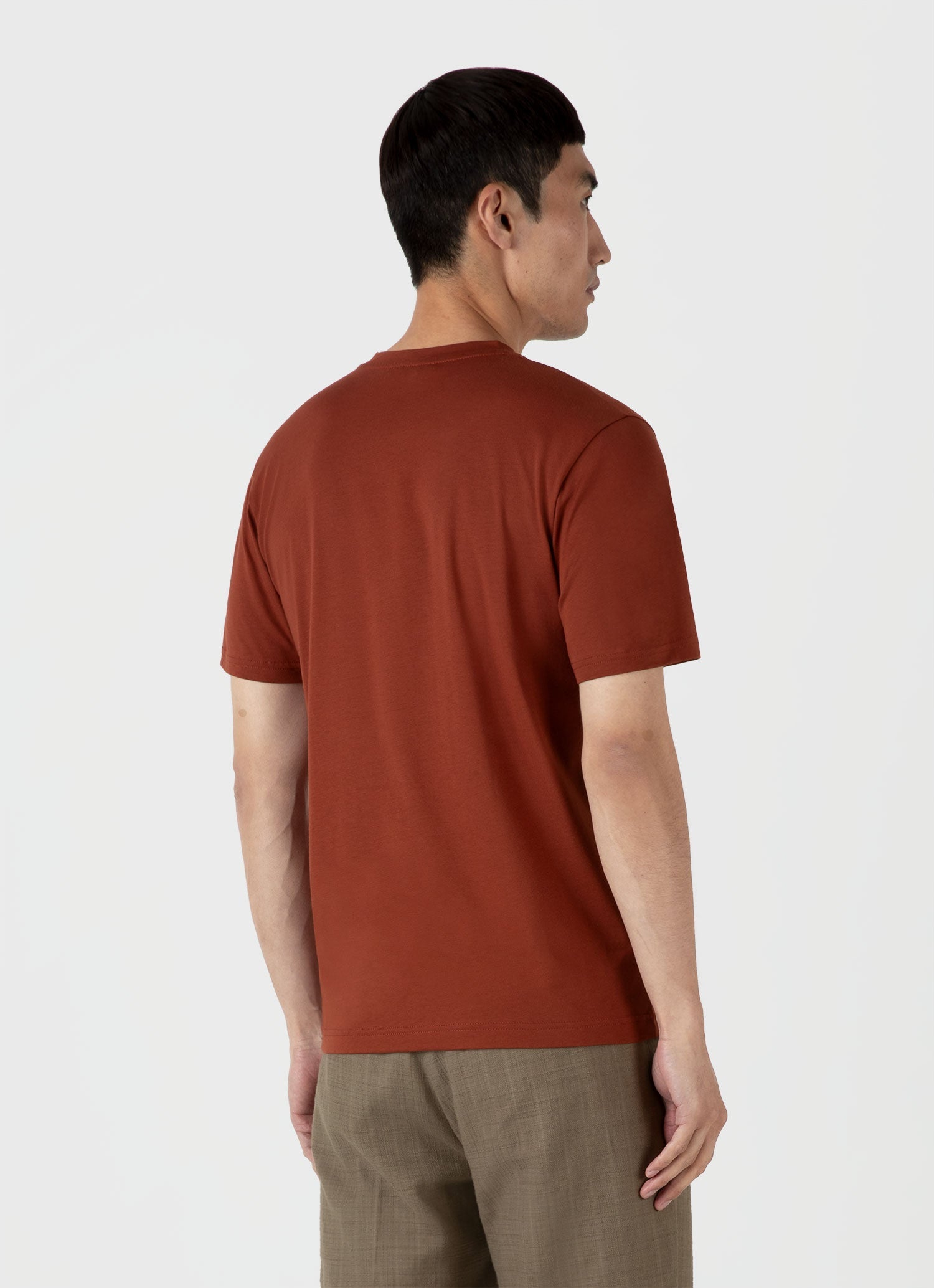 Men's Riviera Midweight T-shirt in Dark Clay