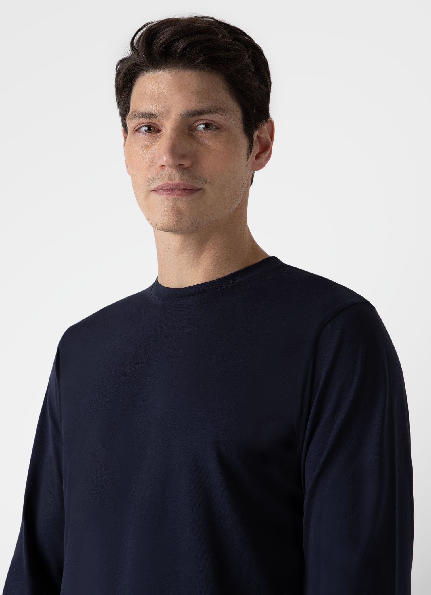 Men's Long Sleeve Riviera T-shirt in Navy