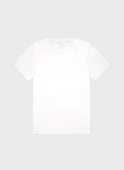 Men's Silk Cotton T-shirt in White