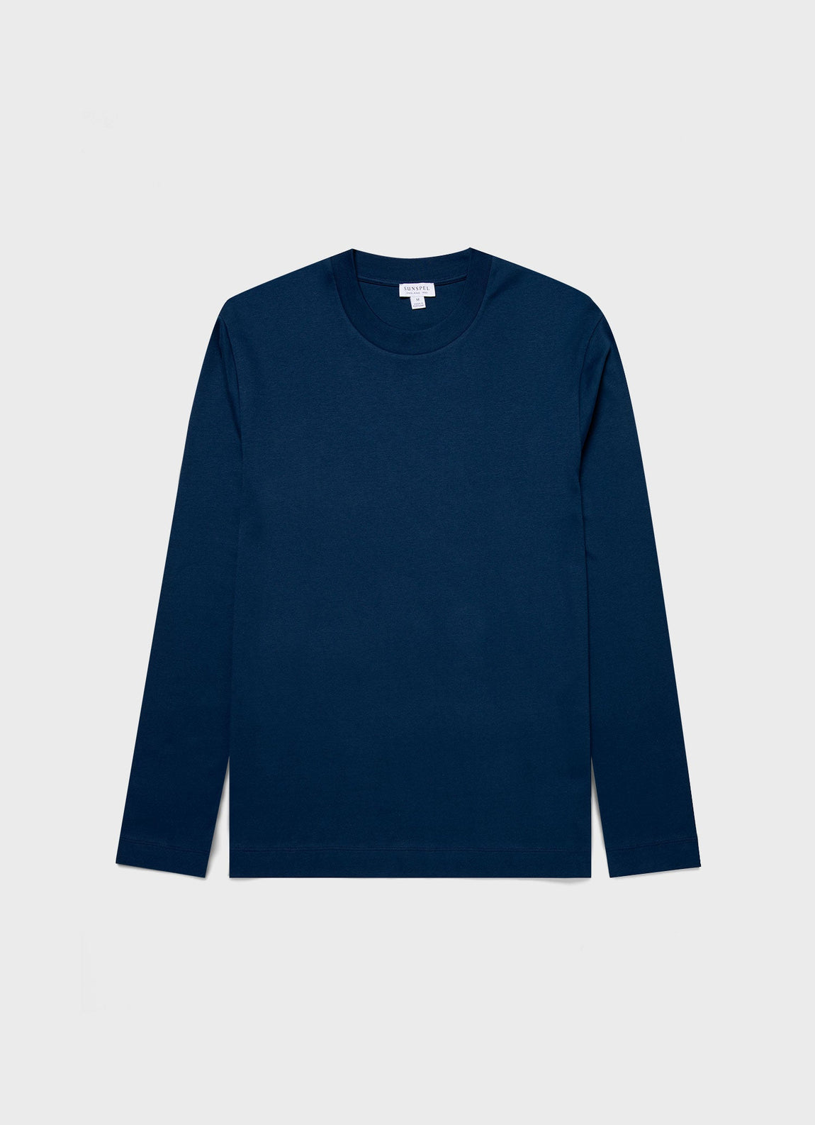 Men's Long Sleeve Heavyweight T-shirt in Naval Blue