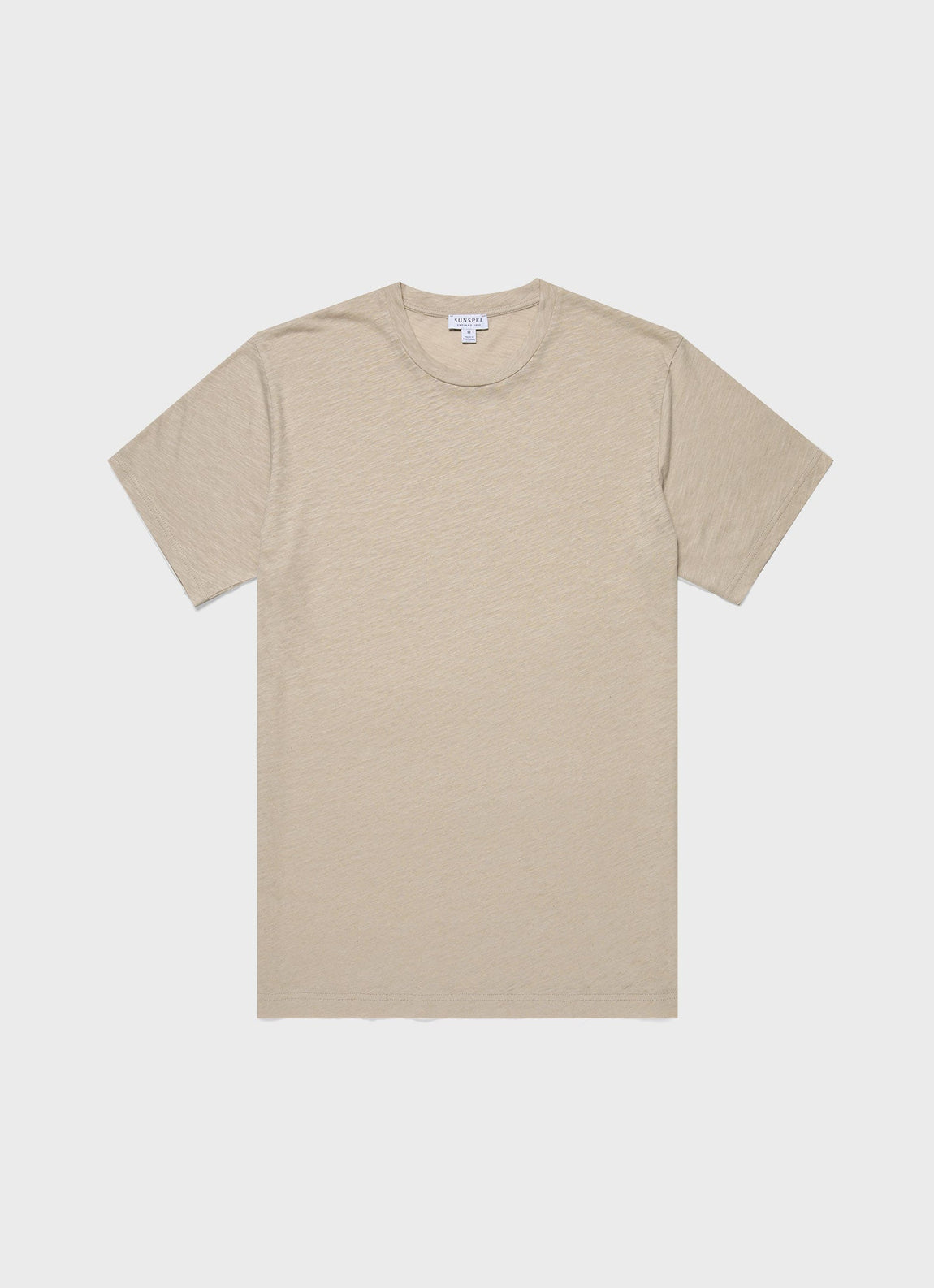 Men's Cotton Linen T-shirt in Ash Grey