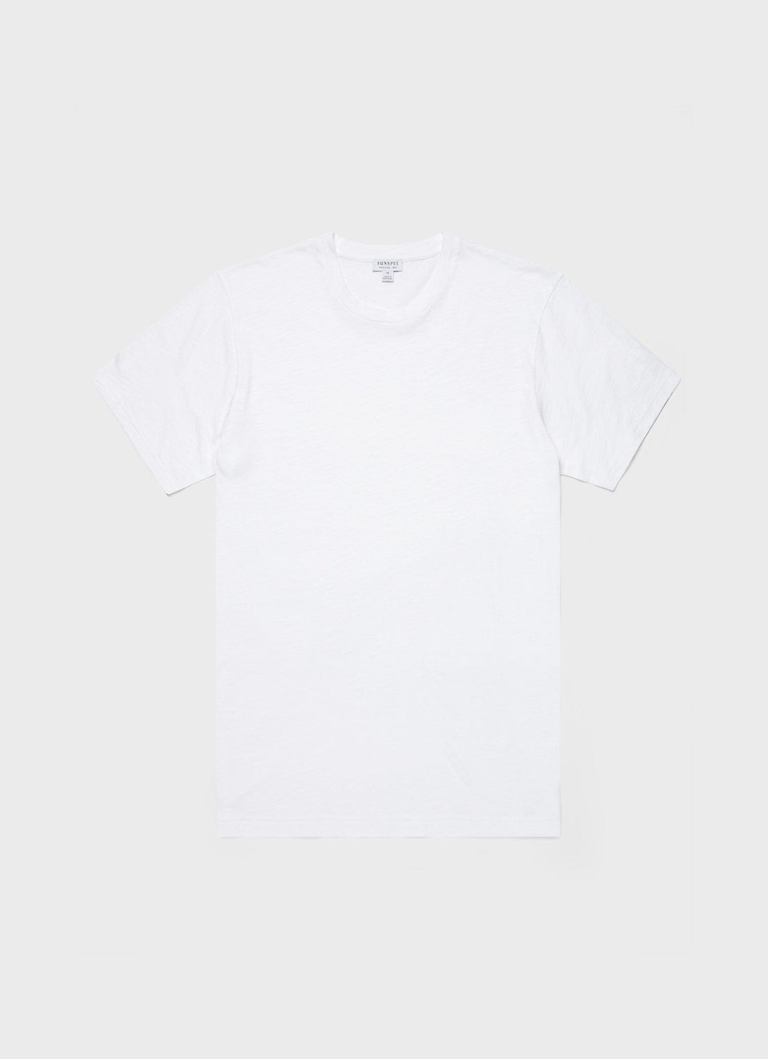 Men's Cotton Linen T-shirt in White