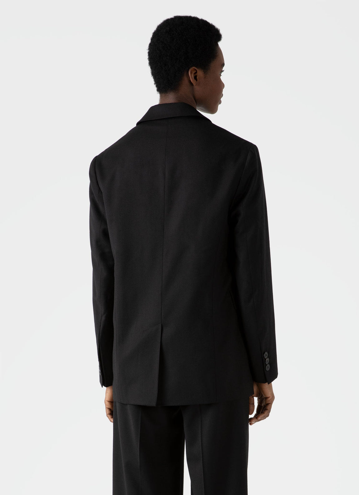 Women's Wool Blazer in Black