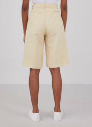 Women's Linen Lyocell Short in Light Beige