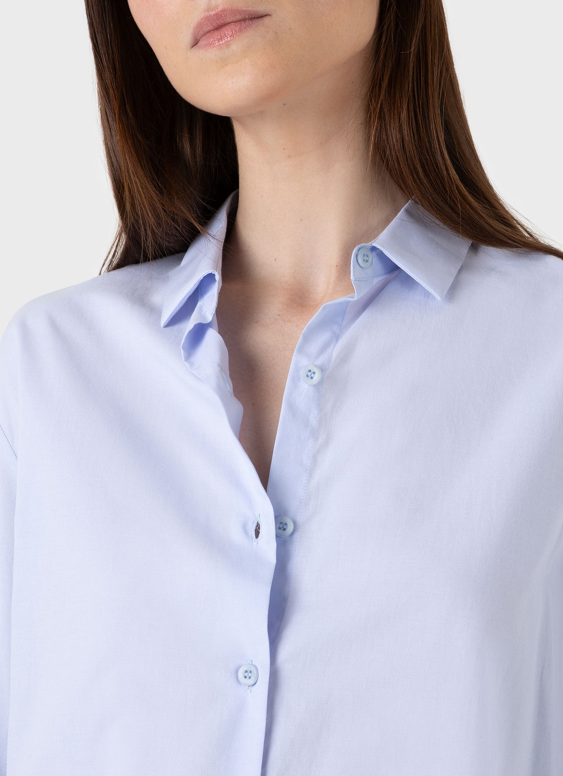 Women's Cotton Shirt in Blue