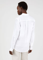 Women's Linen Shirt in White