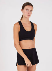 Women's Crop Top in Black