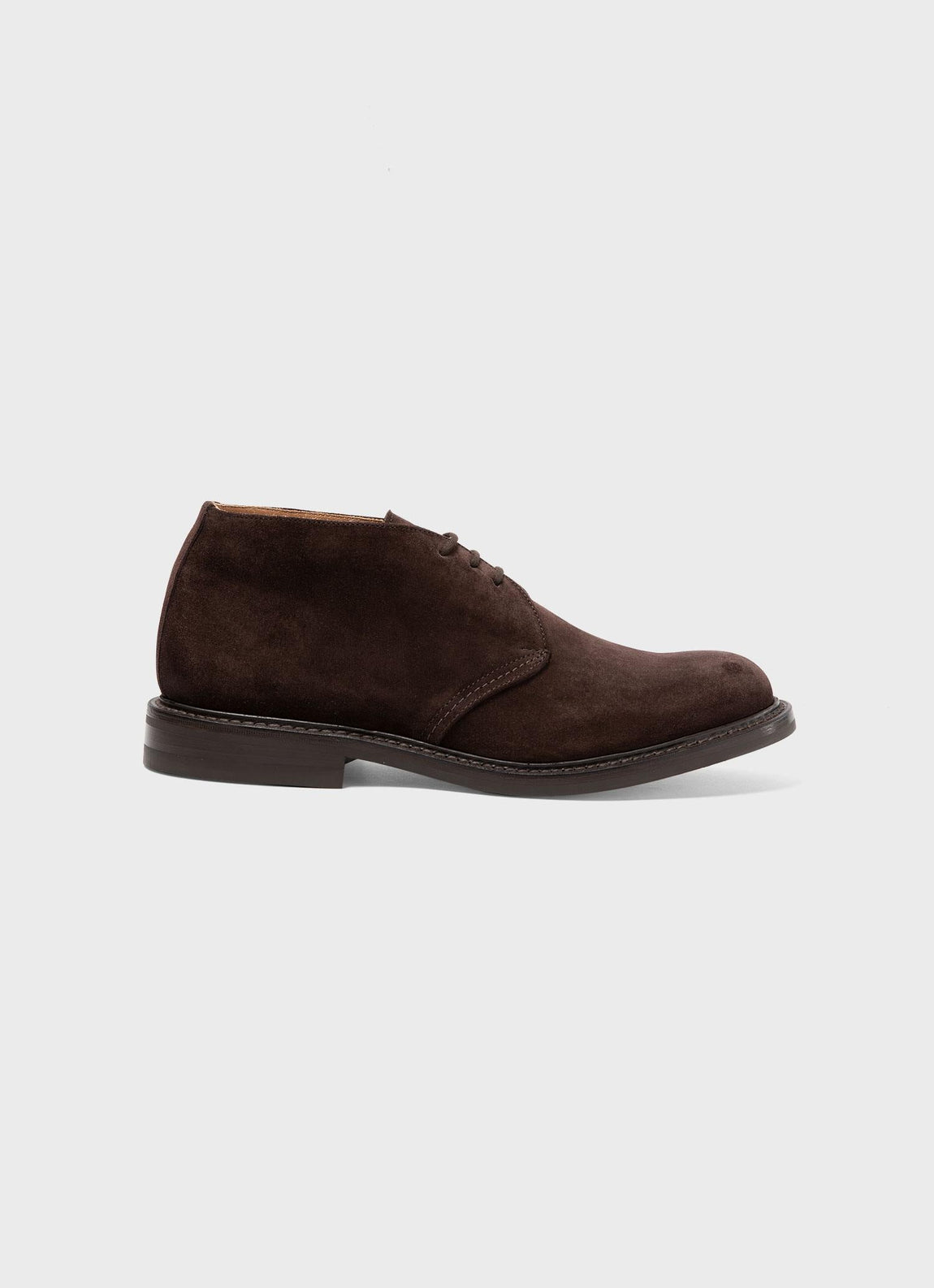 Men's Suede Ankle Boot in Brown in Brown