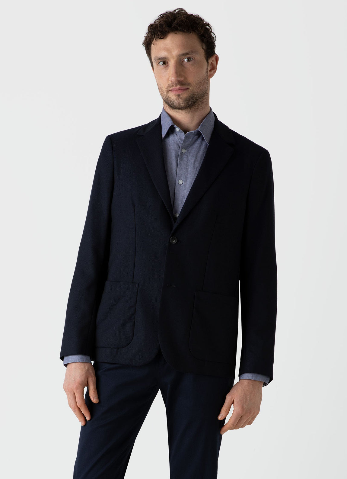 Men's Panama Blazer in Navy