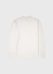 Men's English Merino Fisherman Jumper in Ecru