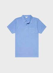 Men's Riviera Polo Shirt in Cool Blue