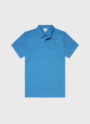 Men's Riviera Polo Shirt in Blue Jean