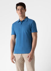 Men's Riviera Polo Shirt in Blue Jean