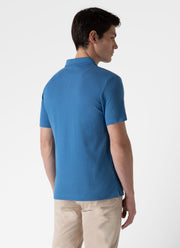 Men's Riviera Polo Shirt in Blue Jean