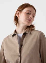 Women's Twin Pocket Jacket in Stone