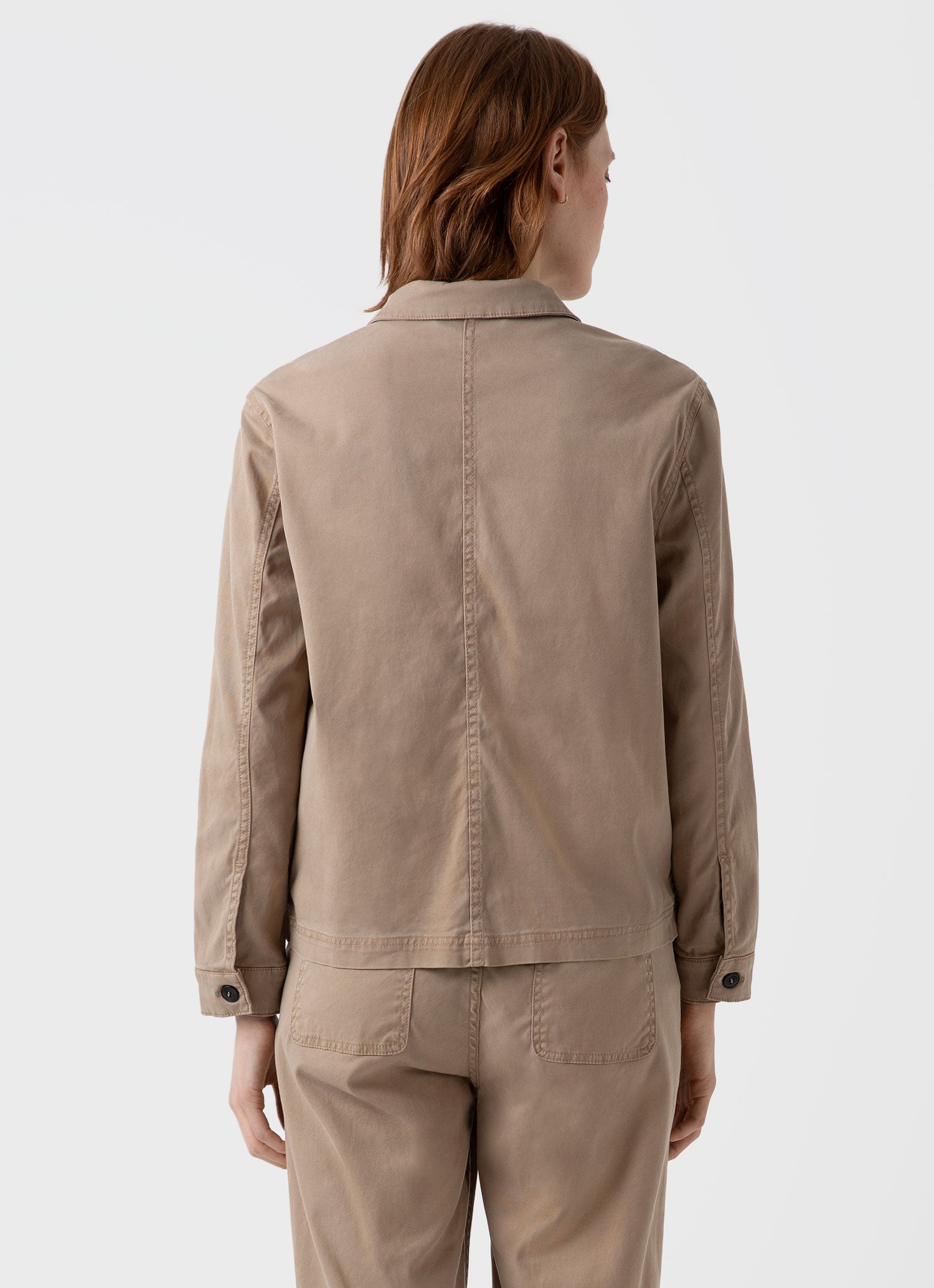 Women's Twin Pocket Jacket in Stone